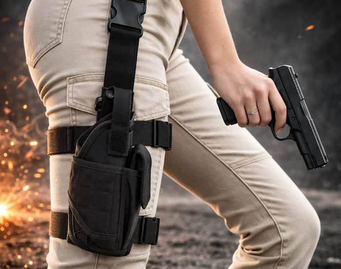 Black Ops Holster in use 1